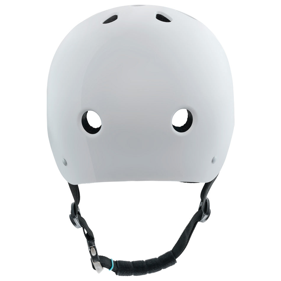 Yepa Helmet T-Shell Gloss White Certified EPS Foam (Dual Size Padding)