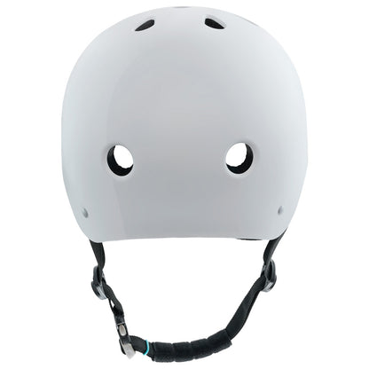 Yepa Helmet T-Shell Gloss White Certified EPS Foam (Dual Size Padding)