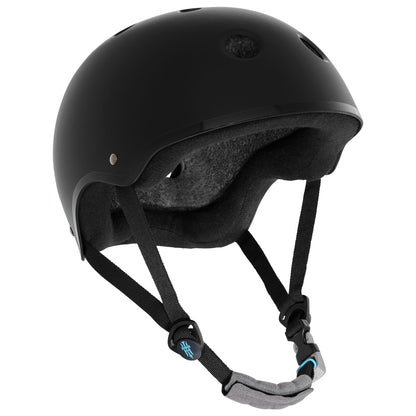 Yepa Helmet T-Shell Pro Tony Hawk Matte Black Teal Certified (Dual Size Padding)