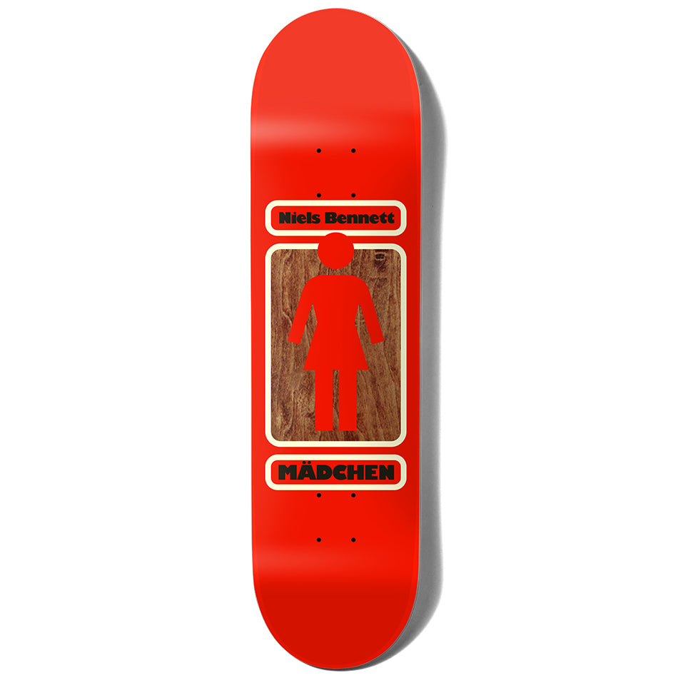GIRL Skateboard Deck Niels Bennett 8.25" 93 Til WR41