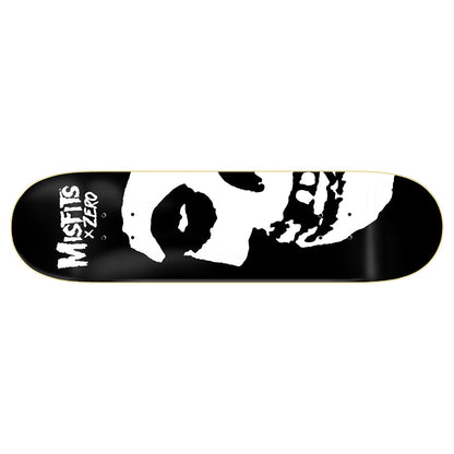 FULL SET Zero Skateboards x MISFITS Fiend Skull Graphic Split onto 2 Decks