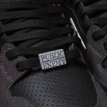 Public Enemy x Lakai Shoes Telford Low Black Suede US SIZE Skateboard Sneakers