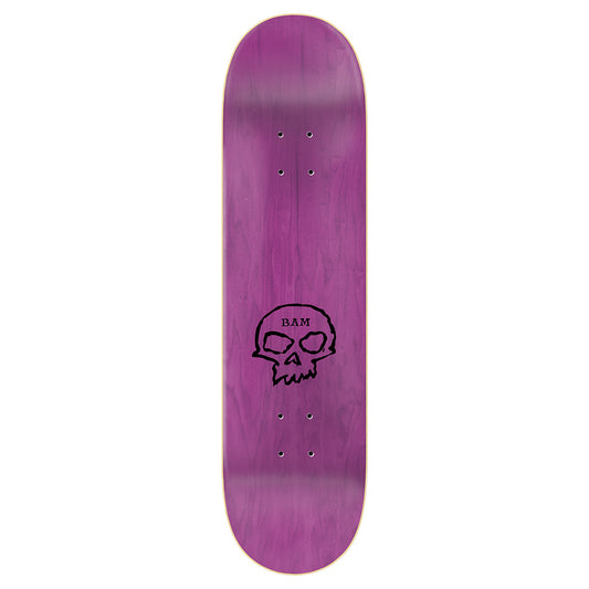 Zero Skateboard Deck BAM MARGERA Single Skull 8.5" (Exclusive one-off capsule)
