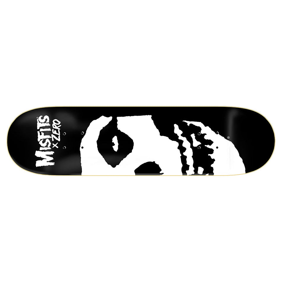 FULL SET Zero Skateboards x MISFITS Fiend Skull Graphic Split onto 2 Decks