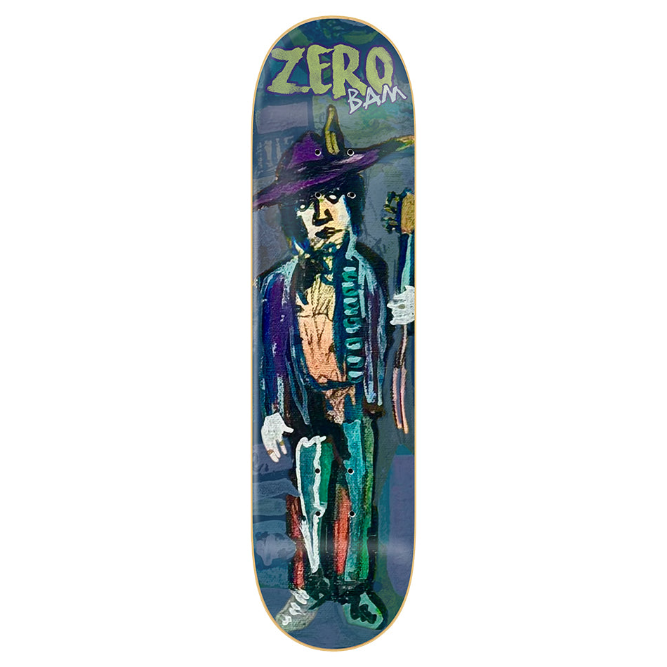 Zero Skateboard Deck Bam Margera Music Man 8 5 Exclusive One Off Capsule