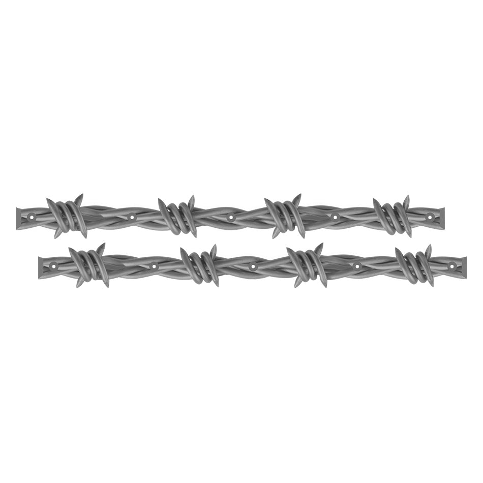 Opera Skateboard Rails Barbwire Grey 13.5" 5-Hole Design