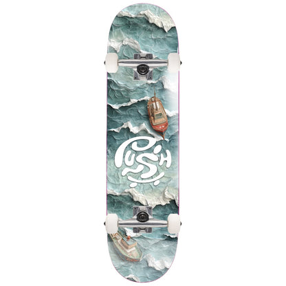 Push Skateboard Complete Ocean Blue 7 Mini