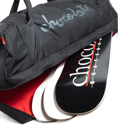Chocolate Skateboard Duffle Black Skate Travel Gym Bag