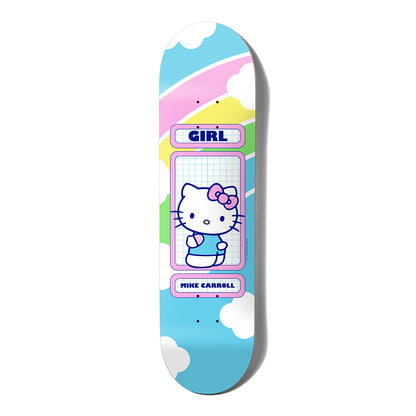 GIRL Skateboard Deck Carroll 8.5" x Hello Kitty & Friends Rainbow Blind Bag