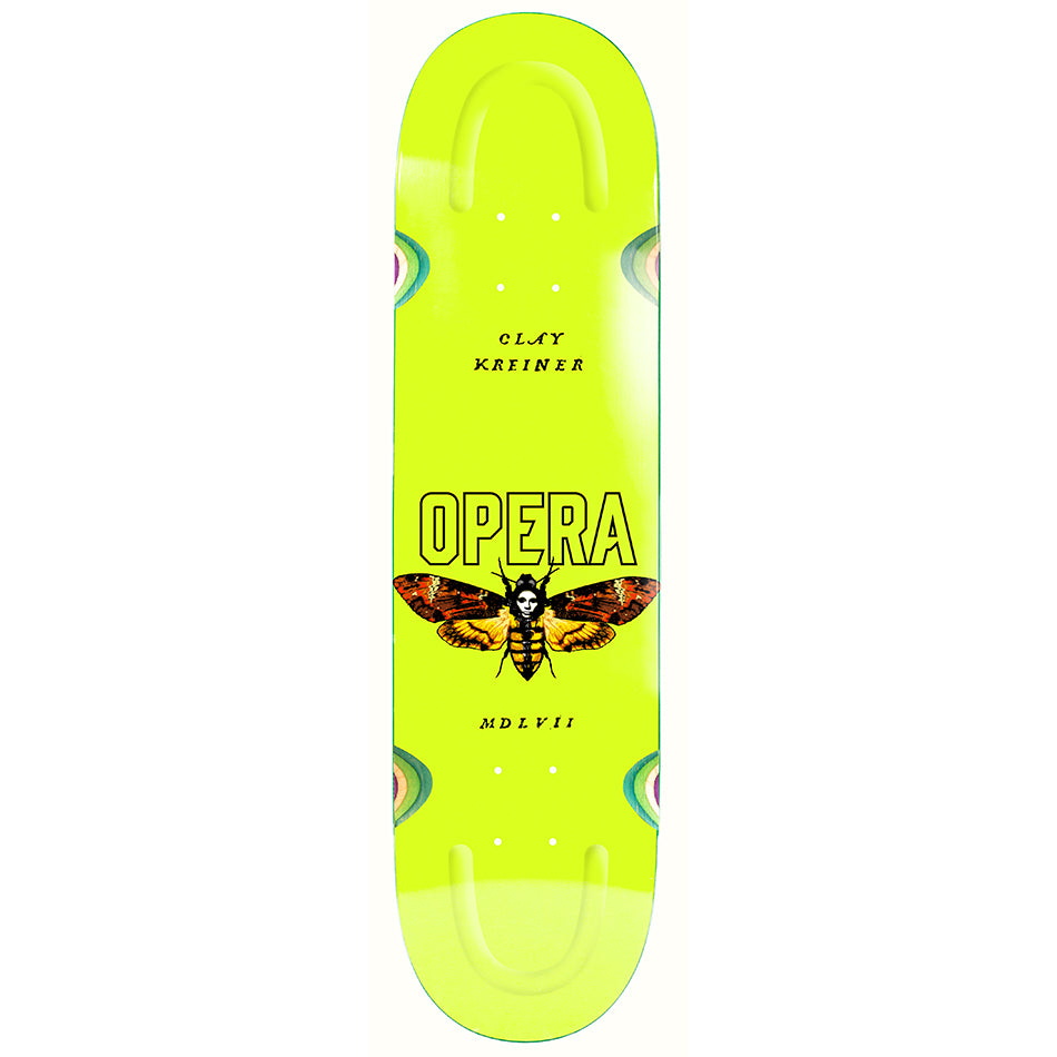 Opera Skateboard Deck Clay Kreiner Moth Ex7 8 5