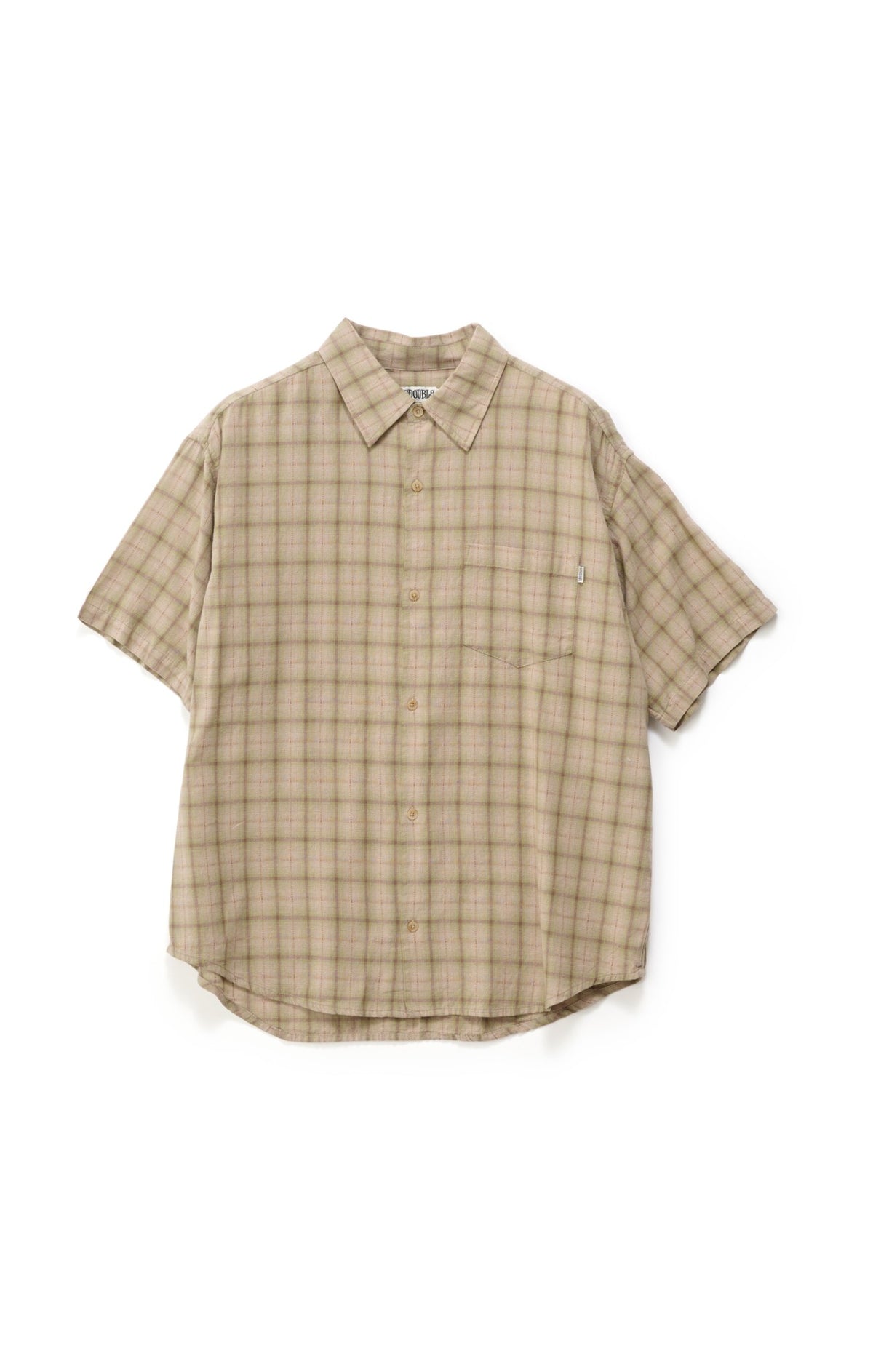S Double Shirt Coast Ss Sage Green Woven Dress Shirt