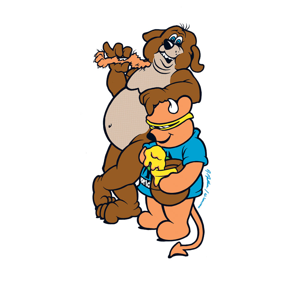 World Industries Skateboard Sticker Mullen Bear Skate Decal Reissue