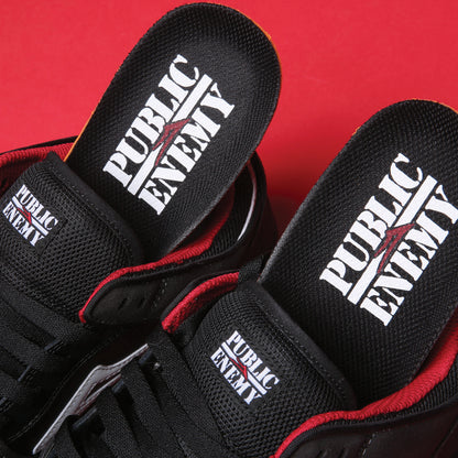 Public Enemy x Lakai Shoes Telford Low Black Suede US SIZE Skateboard Sneakers