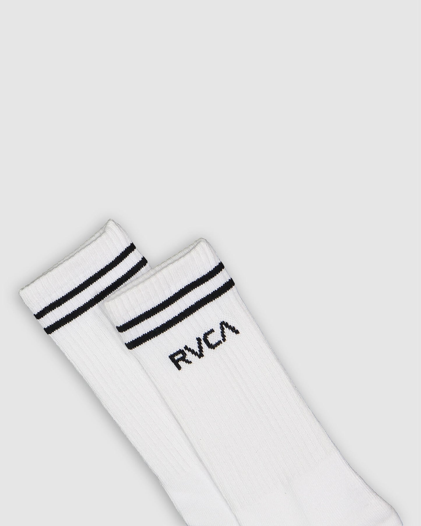 RVCA Socks 5 Pack Union III Crew White Size 7-11 Skateboard Sox