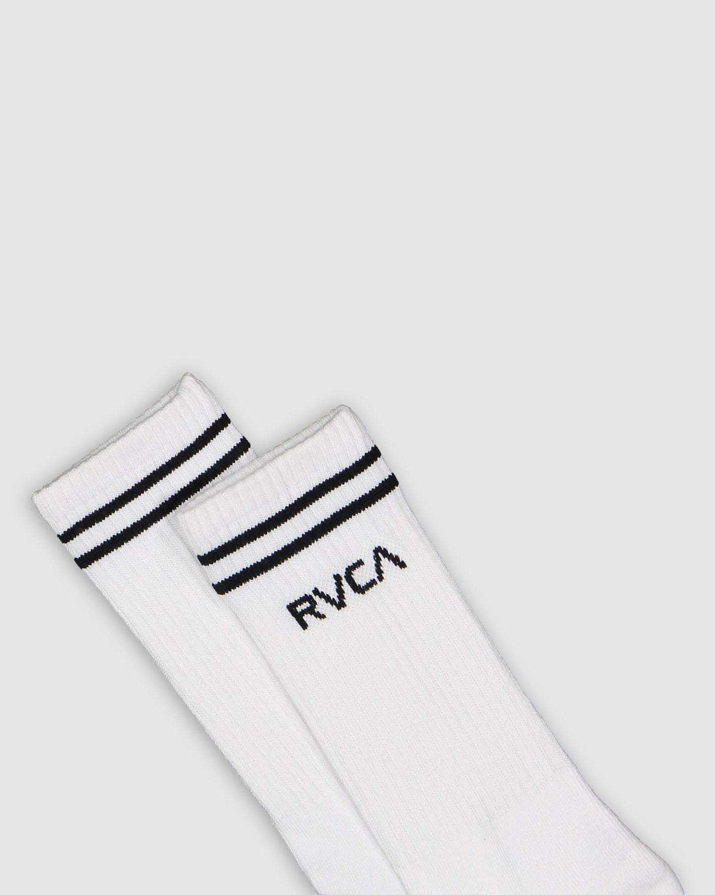 RVCA Socks 5 Pack Union III Crew White Size 7-11