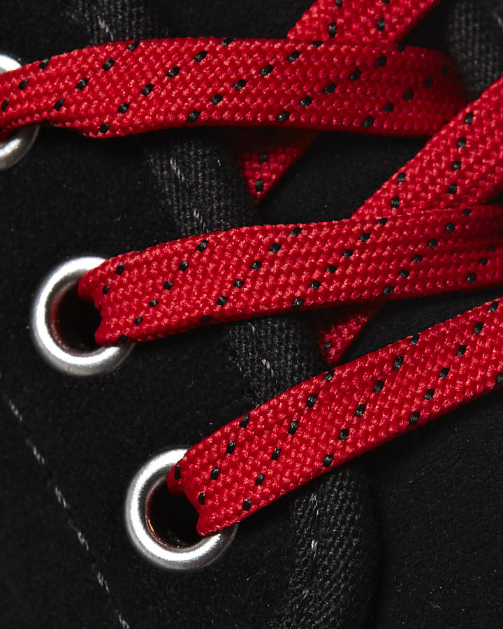 Vans Shoes 106 Vulc Black Red Suede Us Size Skateboard Sneakers