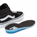 Vans Shoes Skate Grosso Mid Black White Emo Leather Us Size Skateboard Sneakers