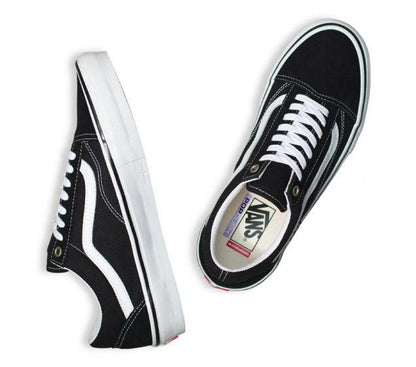 Vans Shoes Skate Old Skool Black White Mens Us Size Skateboard Sneakers