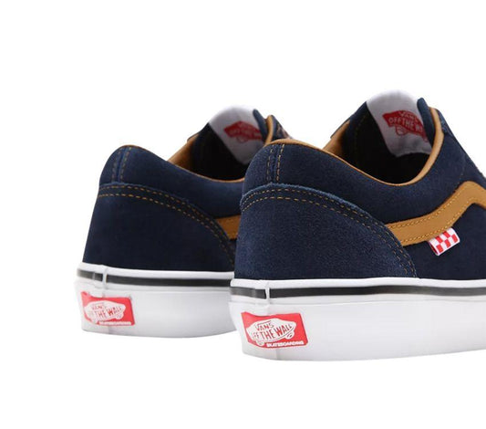 Vans Shoes Skate Old Skool Reynolds Navy Brown Us Size Skateboard Sneakers