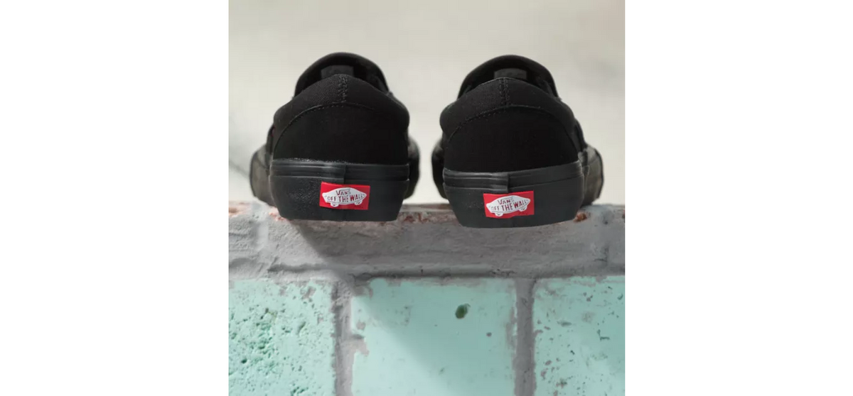 Vans Shoes Slip On Pro Blackout Usa Size Skateboard Sneakers