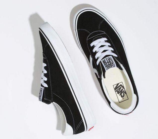 Vans Shoes Sport Suede Black Usa Size Skateboard Sneakers
