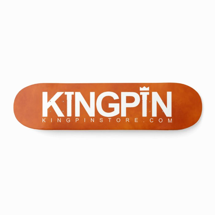 Kingpin Skate Supply Deck OG Logo Mandarin Orange 8.875"