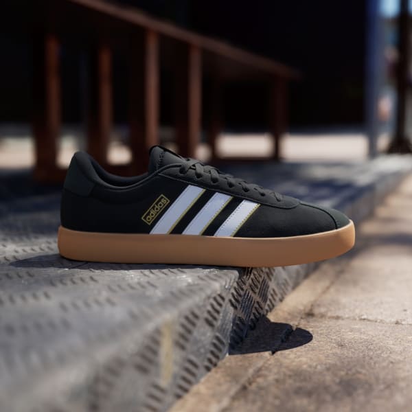 Adidas Shoes Vl Court 3 0 Black White Team Victory Red Us Size Skate Sneakers