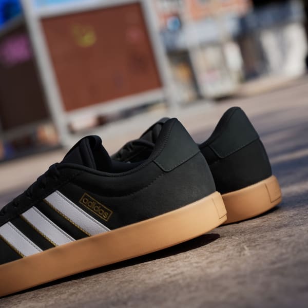 Adidas Shoes Vl Court 3 0 Black White Team Victory Red Us Size Skate Sneakers