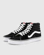 Vans Sk8-Hi Black White Mens Skate Shoes