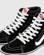 Vans Sk8-Hi Black White Mens Skate Shoes