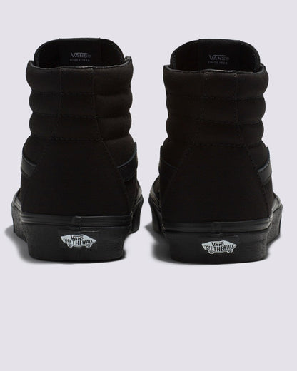 Vans Shoes Sk8-Hi Black Black Classic US Size Sk8 Hi Skateboard Sneakers