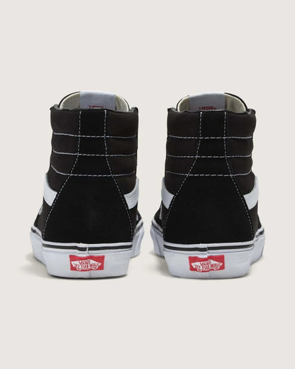 Vans Sk8-Hi Black White Mens Skate Shoes