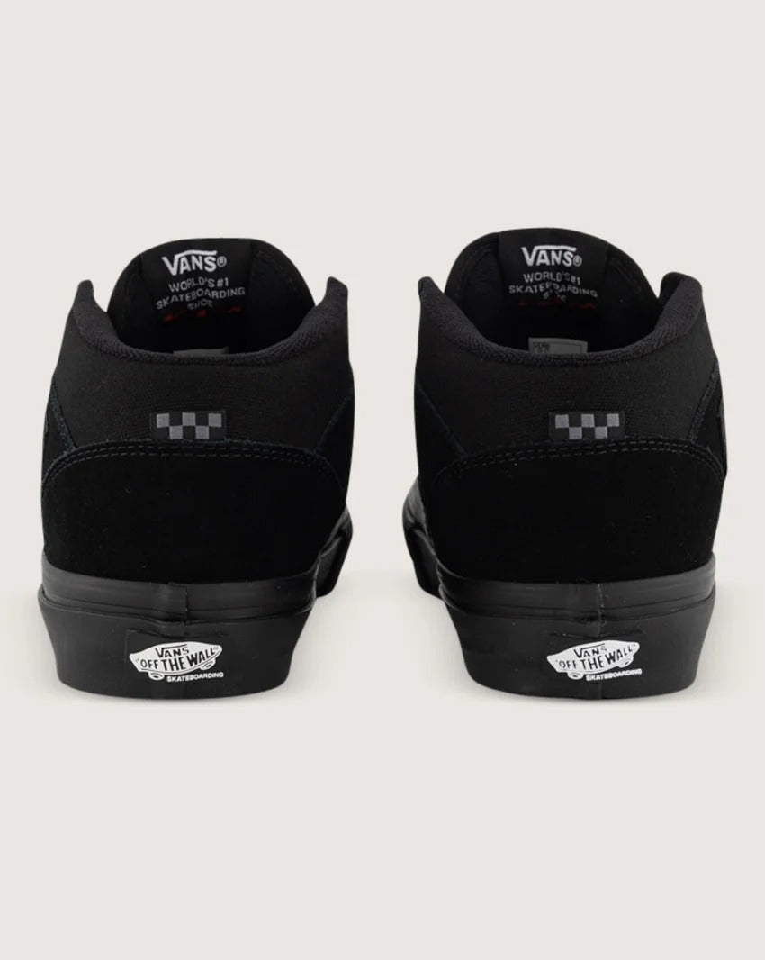 Vans Skate Half Cab Black Black Skate Shoes