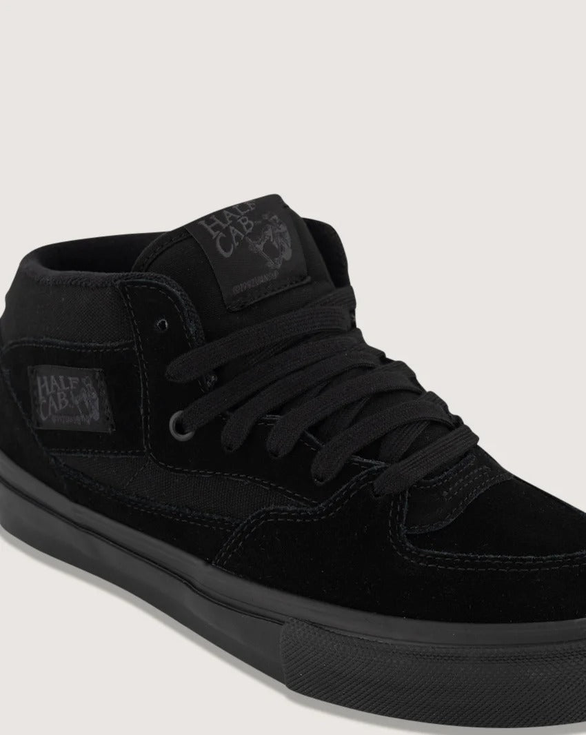 Vans Skate Half Cab Black Black Skate Shoes