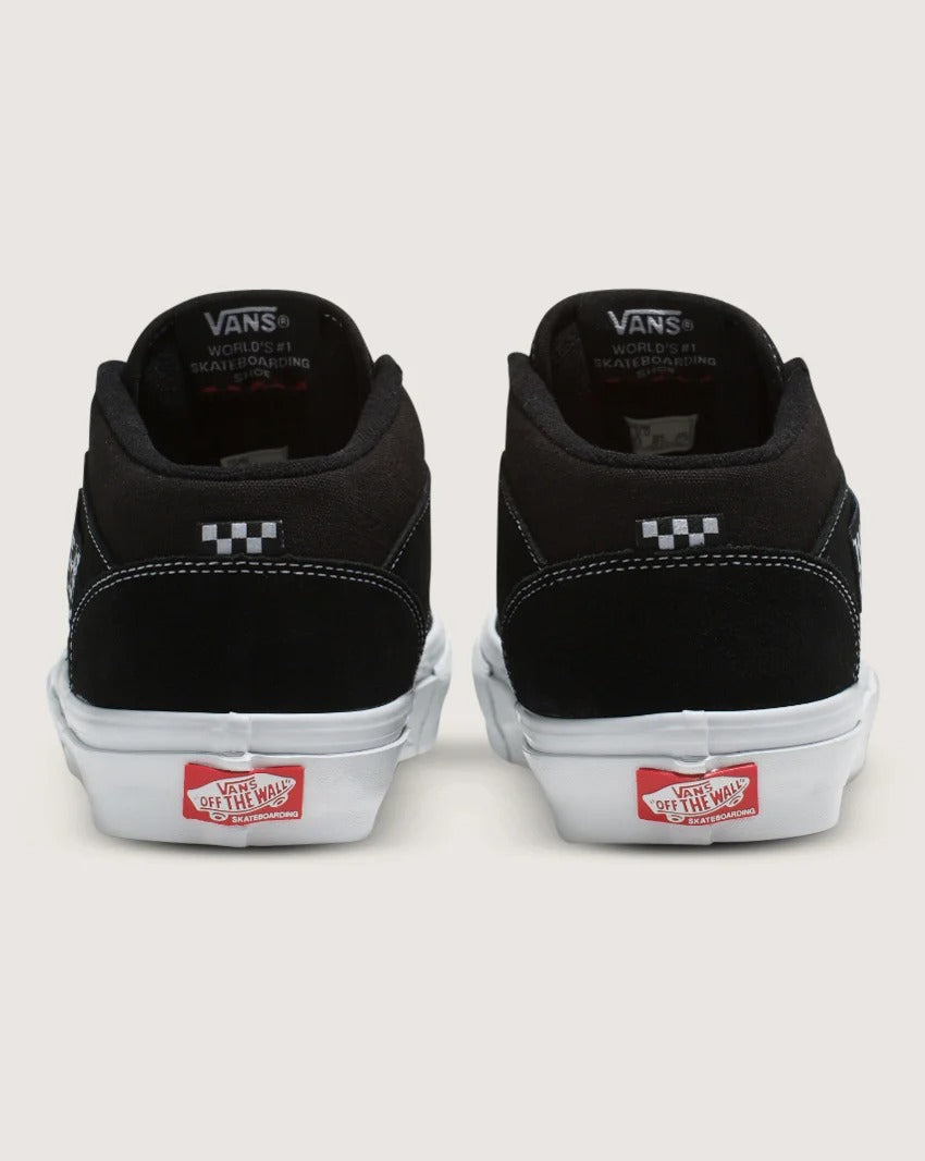 Vans Skate Half Cab Black White Skate Shoes