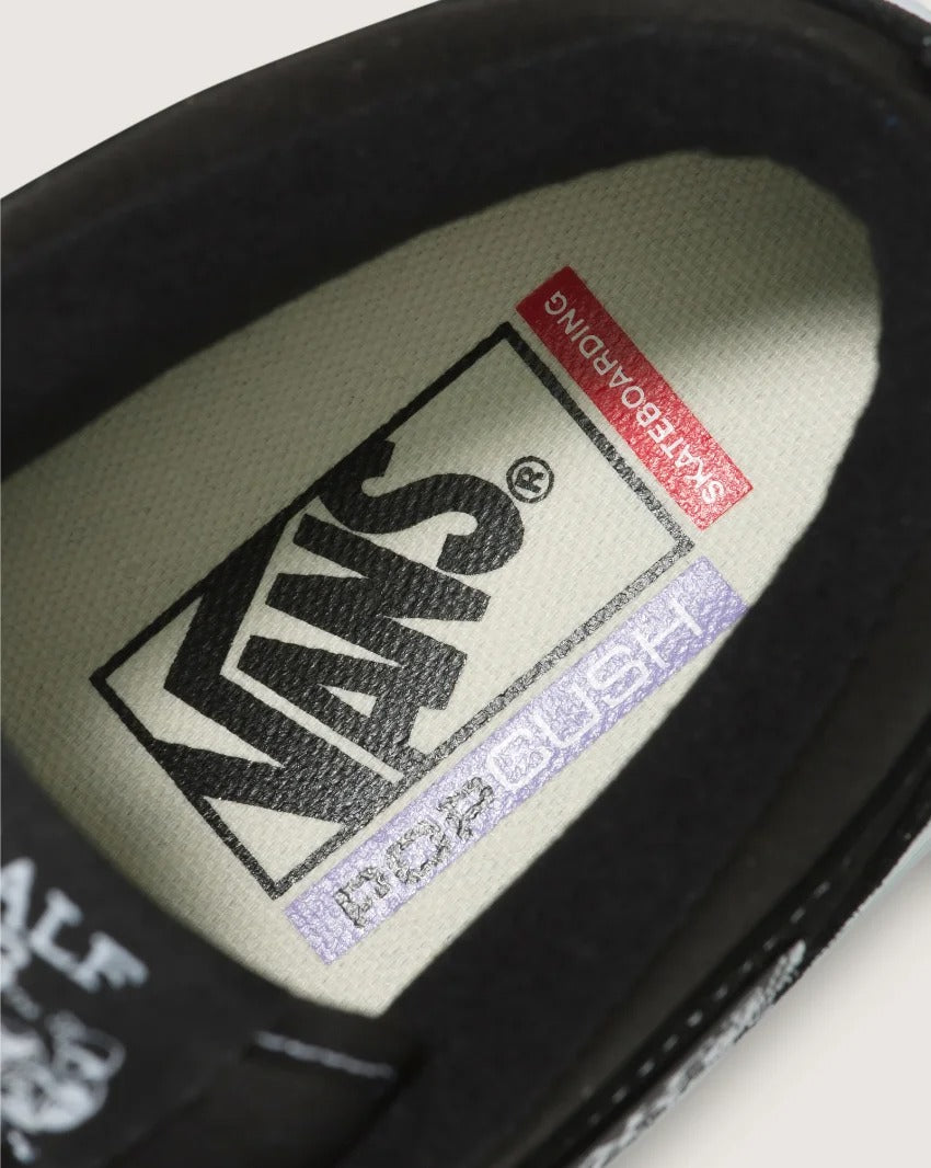 Vans Skate Half Cab Black White Skate Shoes