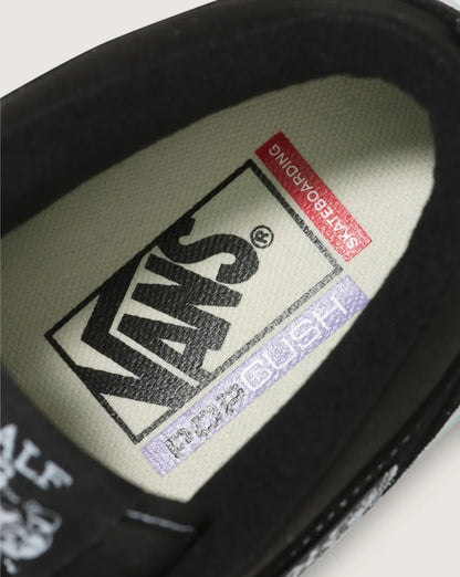 Vans Skate Half Cab Black White Skate Shoes