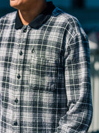 Volcom X Louie Lopez Long Sleeve Flannel Black L S Skateboard T Shirt