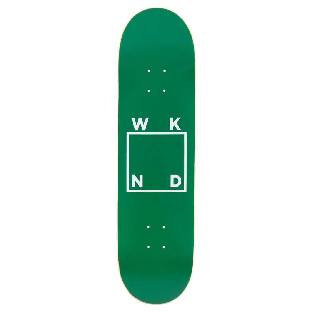 Wknd Skateboard Deck Og Logo Green White 8 5