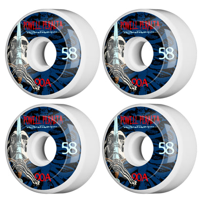 Powell Peralta Skateboard Wheels Ray Rodriguez Skull Sword 58Mm 90A Reissue