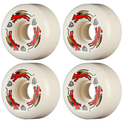 Powell Peralta Wheels Dragon Formula Red Nano Rats 54mm x 34mm 93A AV6