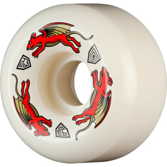 Powell Peralta Wheels Dragon Formula Red Nano Rats 54mm x 34mm 93A AV6