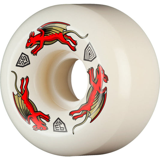 Powell Peralta Wheels Dragon Formula Red Nano Rats 56mm x 39mm 93A AA2