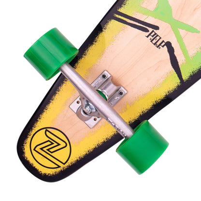 Z-Flex Skateboard Complete P.O.P 39" Blue Fade Roundtail Longboard