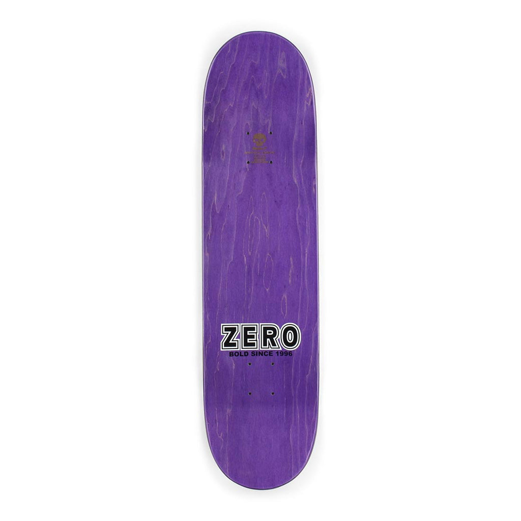Zero Skateboard Deck Bold R7 Black White 8 25