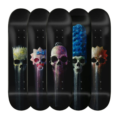 FULL SET Zero Springfield Horror Collection 5 Limited Edition Artwork Decks