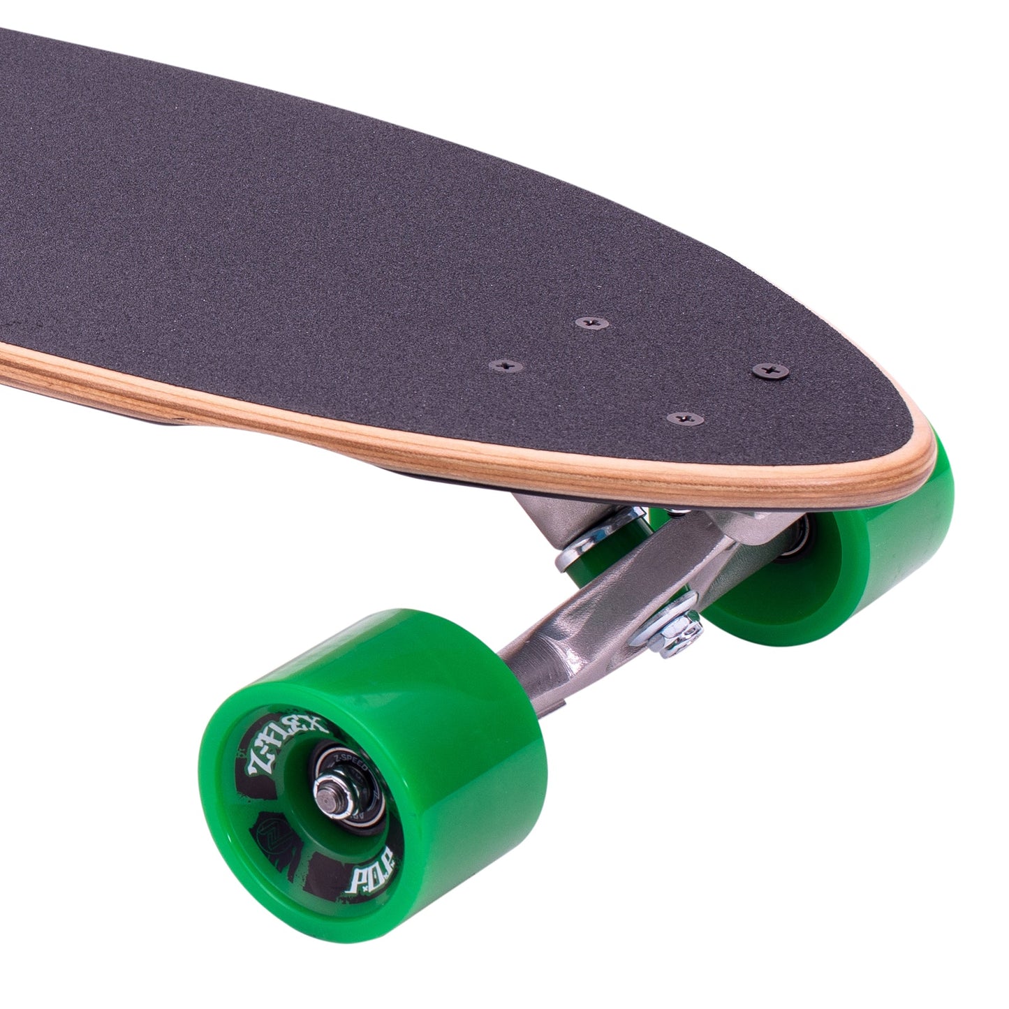 Z-Flex Skateboard Complete P.O.P 39" Blue Fade Roundtail Longboard