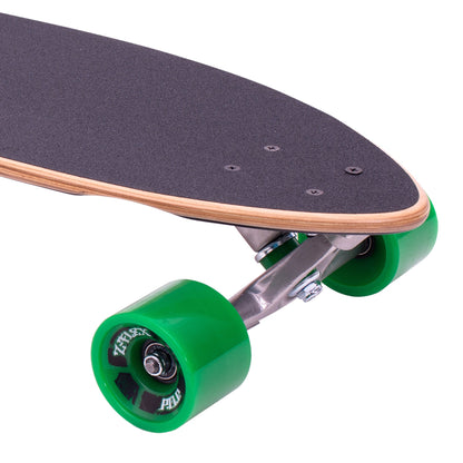 Z-Flex Skateboard Complete P.O.P 39" Blue Fade Roundtail Longboard