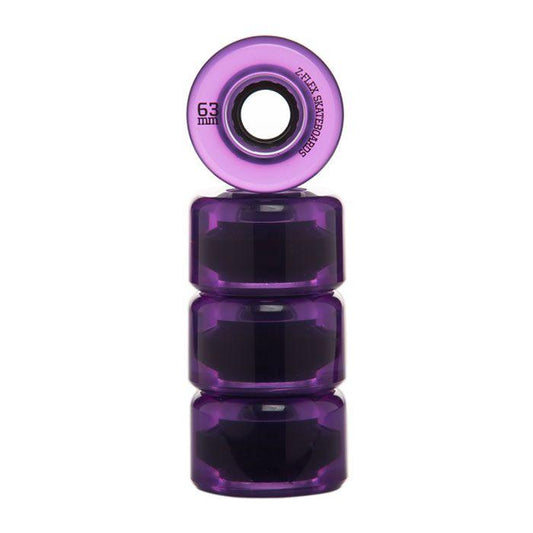 Z-Flex Skateboards Purple Trans Z-Smooth V2 Wheels