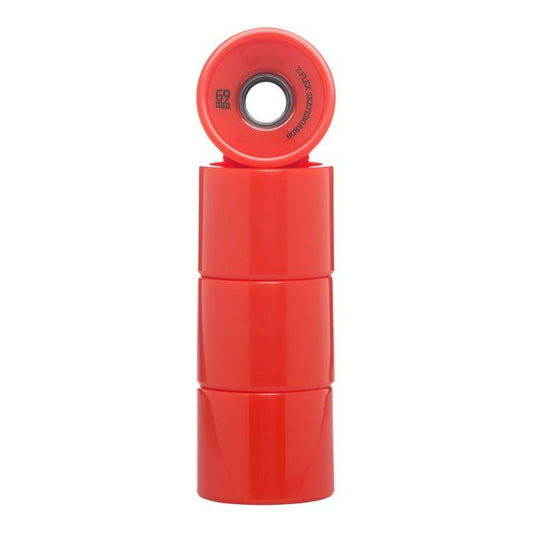 Z-Flex Skateboards Red Longboard V2 Wheels